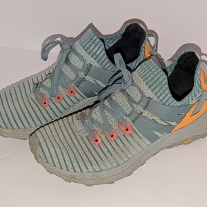 Merrell Athletic Shoes in Teal and Orange